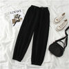 Gray women Sweatpants Autumn Baggy Oversize Sports Pants Black winter thick Joggers Streetwear Trousers