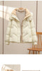 2026New Winter Hooded Down Cotton-Padded Jacket Women's Loose All-Match Thicken Warm Parkas Short Coat Female Casual Ladies Tops