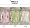 Korean Spring Autumn Double-breasted Temperament Loose Blazer Women Casual Blazers Woman Outwear Top Ladies
