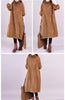 Knit High Neck Velvet Plus Long Corduroy Dress Female Pocket Dress SPring Autumn Dress Women's Long Knitted Dress Female Pullove