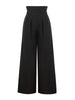Women`s High Waist Wide Leg Pants Formal Office Wear Trousers Black/Grey Loose Fit S-xxl Spring-Autumn Daily Elegant Trousers