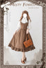 Autumn Winter Clothing Set Ladies Elegant Long Sleeve White Shirt Blouses Retro Vest with Fishbone Skirt Lolita 3 Piece Outfits