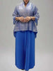 2 Pieces Set Women V Neck Full Sleeves Bandage Coat + Elastic Waist A Line Skirt Lady Pleated Clothes 2DC1483