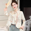 Women's Leisure Jacket Spring Autumn Retro Printing Be All-match Lady Outerwear Chinese Style Ladies Short Coat