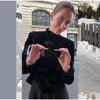 Elegant Women's Velvet Blazerjacket Frog Button Long Sleeve Slim Black Short Coat Spring Female Street Outerwear