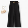 Spring Autumn Korean Spring Temperament Pants Women Wide-leg suit Pants Female Trouser Ladies