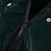 Warm Glossy Hooded Lace-up Cotton Coats Women's Casual Zipper Bottons Belted Overcoat Winter Female Solid Streetwear