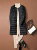 Women Solid Puffer Autumn Winter O-Neck Female Thin Duck Down Jackets Portable Women Windproof Puffer Parkas