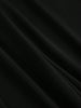 Women's Elegant Jacquard Pleating Wide-Leg Pants Office/Commuting Solid Color Loose Casual Suit Pants, Autumn/Winter