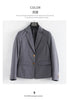 Preppy Style Slim Fit Solid Blazer Woman Double Button Turn-Down Collar Blazers Women Spring Autumn Basic Student JK Suit Coat
