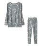 Urban Style Women's Casual Long Sleeve Printed Set Pants Autumn Comfortable Streetwear Outfit