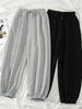 Gray women Sweatpants Autumn Baggy Oversize Sports Pants Black winter thick Joggers Streetwear Trousers