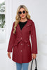 Spring Autumn Hooded Water-repellent Jacket with Belt Thin Casual Loose Trench Coat Women Windbreaker
