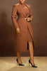 Women's Set Full Sleeve Long Blazer Coat+ Long Dress Suit Winter Streetwear Two 2 Piece Set Africa OL Work Outfits