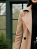 Women's Thickened Double-Breasted Wool Trench Coat Autumn Winter Item Gentle Temperament Winter Outfit Trench Coat