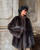 Women Thick Faux Fur Coat Lapel Hidden Button Loose Elegant Lady Outerwear Female Street Warm Commute Overcoat