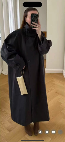 Women Maxi Long trench coat