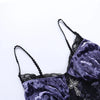 Victoria Gothic Velvet A-line Dresses Female Elegant Evening Lolita Partywear Grunge Sling Lace Hem Alt Cloth