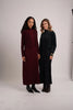AS AW26 V-Neck cableknit cardigan + ribbing mockneck dress maxi length match for lady wear