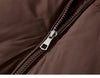 Women's Long Parkas Winter Padding Coat Oversized Stand Neck Hooded Zipper Warm Outerwear Woman Clothes W44M58169