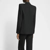 Blazer Women's Shawl Collar Solid Color Long Sleeves Single Button Suit Jackets Tide 7AB8499