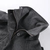 Plaid Jacket For Women Casual Hood Zipper Long Sleeve Pockets Loose Coat Lady Top Spring Chic Street Outerwear