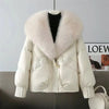 Winter Down Jacket Women Parkas High-Quality Warm Fur Collar Cotton Padded Coat Ladies Short Female Outerwear