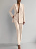Elegant Blazer Suit and Wide Leg Pants Two 2 Piece Sets Outfits Women Classic OL Work Street Outfit Tracksuit
