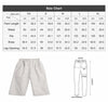Women's Striped Straight Wide Leg Trousers Old Money White Cotton Linen Texture Thin Breathable Loose Casual Daily Bottoms