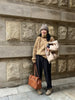 Women Casual Loose Pockets Woolen Suit Pants Autumn Winter High Waist Thicken Korean Ladies Solid Harem Trousers WP49