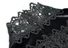 Women's Velvet Maxi Dress Hollow out Stand Collar Half Sleeve Elegant Party Spring