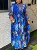 Plus Size African Party Long Dresses for Women Dashiki Ankara Print Evening Gowns Outfits Robe Africa Clothing