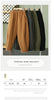Winter Warm Clip Cotton Thickened Retro Down Cotton Pants for Women's Outwear Elastic Waist Loose Relaxed Pants