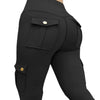Plus Size Women's Butt Lift Leggings with Flap Pockets Women's Workout Leggings All Season All Season Casual Choice