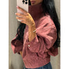 Women Stand Collar Leather Pilot Jacket Red Zipper Cropped Long Sleeve Coat Casual Outerwear Lady Autumn Casual Coat