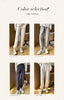 Women's Sports Wool Pants in AutumnWinter Solid Color Pockets Warm High-Quality Casual 100% Merino Pure Wool Small Leg Pants