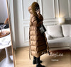 Winter Women 90% White Duck Down Jackets Ultra Light Warm Long Parkas Real Fox Fur Collar Female Hooded Snow Coats