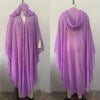 Middle East Africa Muslim Long Robe Vintage Diamond Bead Shoulder Cover Hooded Cloak Dress Bat Sleeve Women's Dress