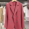 Women's Blazer Spring Autumn Korean Long Sleeve Office Straight Suit Jacket Casual Loose Street Blazers Coats