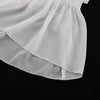 Women Long Sleeve V-Neck Loose Style Boho White Long Dress Flounce Chiffon Maxi Dress Vestidos Clothes