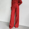 Women's Wide Leg Pants with European and American Style Casual Loose Pants Suitable for Business and Casual Wear