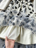French Style Elegant Two Piece Sets Women Double Breasted Blazer Jacket + Mesh A-line Long Dress Korean Outfits