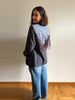 Western Fringe Blazer For Women Lapel Print Back Patchwork Loose Mid‑Length Coat Autumn Casual Street Cowgirl Lady Outerwear