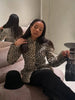 Leopard Printed Faux Fur Women's Coats Slim Lapel Single Breasted Full Sleeve Coat Autumn Winter Lady Warm Jackets