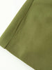 Olive Green Asymmetric Blazer & Pants Set – Women's Ruched Waist Suit Two Piece Office Lady Autumn