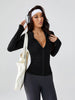 Women's Slim-Fitting Yoga Jacket - Buttery-Soft Stretch Full-Zip Athletic Cardigan