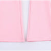 Solid Color Jacket Flared Trousers Woman Set Round Neck Zipper Jackets High Waist Long Pants Casual Versatile Women's Sets