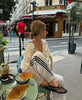 Autumn Women Sequin Kimono Jacket Coat Long Sleeve V Neck Female Casual Loose Outerwear Chic Lady Wrap Outfits