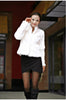 Autumn Winter Real Genuine Rabbit Fur Coat Women Full Pelt Real Rabbit Fur Jacket Fur Mandarin Collar Overcoats
