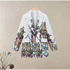 Floral Print Three-Piece Set Corset Top Oversized Blazer Wide Leg Pants Spring Vacation Women Outfit Chic Elegant Lady Suit